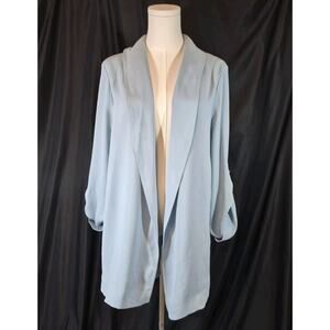 Babaton Aritzia Womens Khalo Light Blue Short Jacket Medium